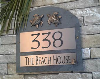 Sea Turtle – House Number Sign 